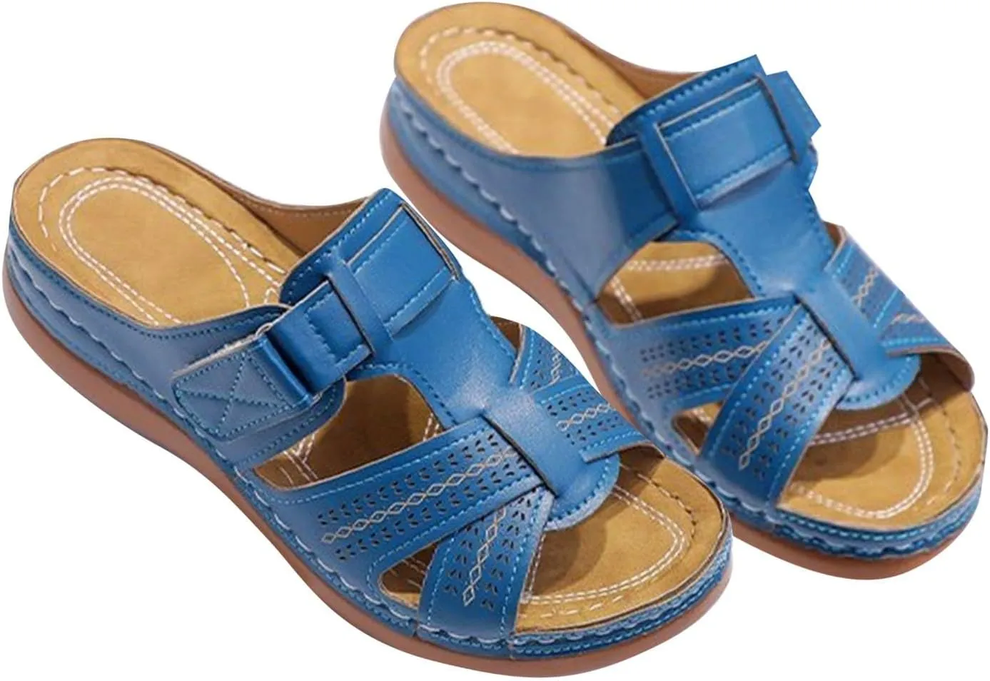 Womens Orthopedic Sandals with Arch Support Flip Flops Arch Support Comfortable Wedge Sandals Walking All Day Lightweight Orthopedic Sandals