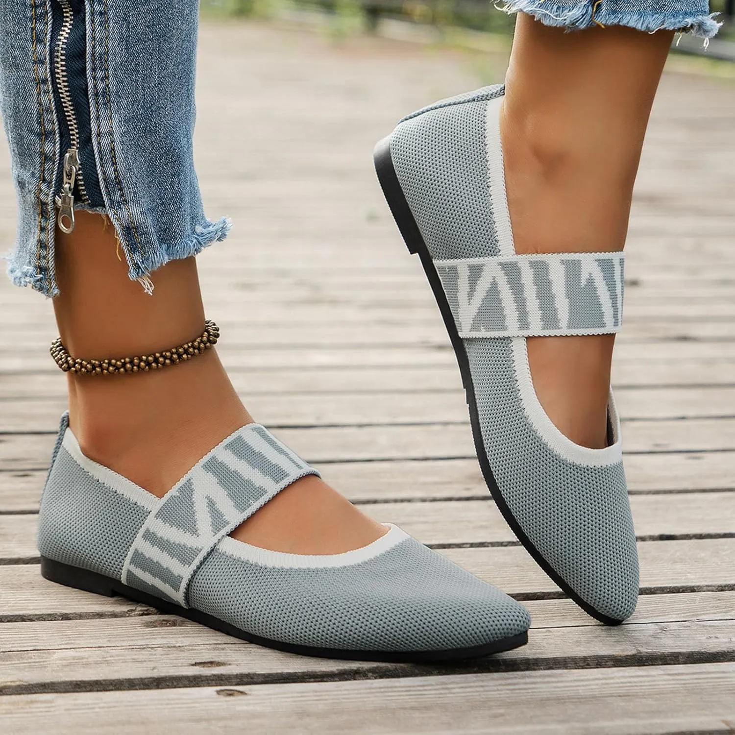 Women's Pointy Toe Loafers Summer Comfortable Dress Shoes 2025 Vintage Breathable Loafer Ballet Flats Softable Shoes