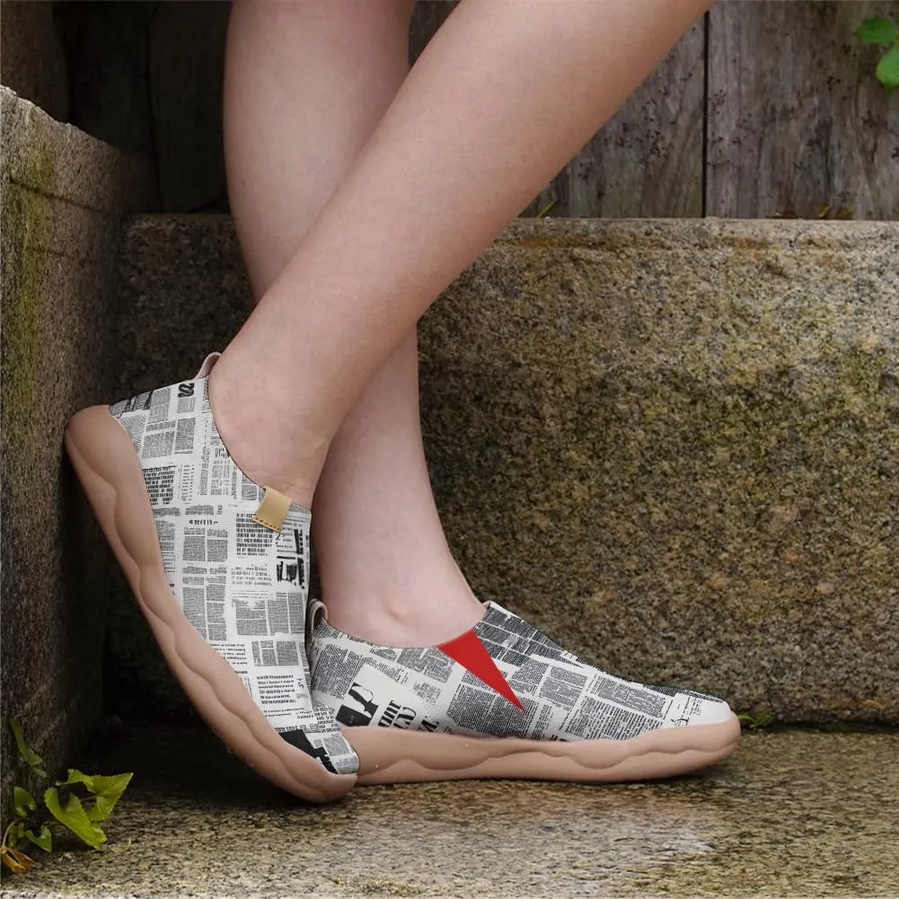 Women's Retro Art Shoes Slip-Ons Loafers Lightweight Comfortable Casual Travel Footwear