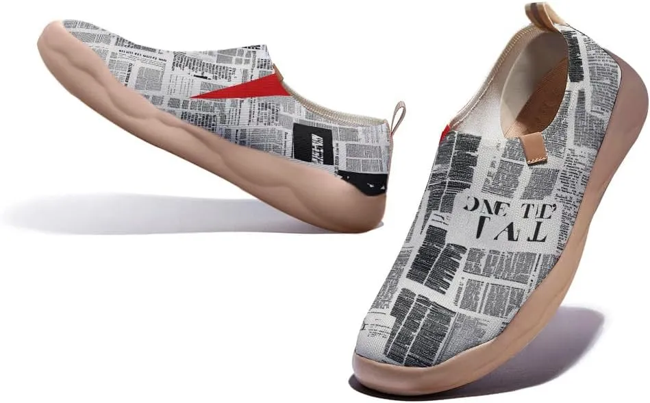 Women's Retro Art Shoes Slip-Ons Loafers Lightweight Comfortable Casual Travel Footwear
