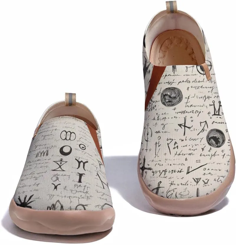 Women's Retro Art Shoes Slip-Ons Loafers Lightweight Comfortable Casual Travel Footwear