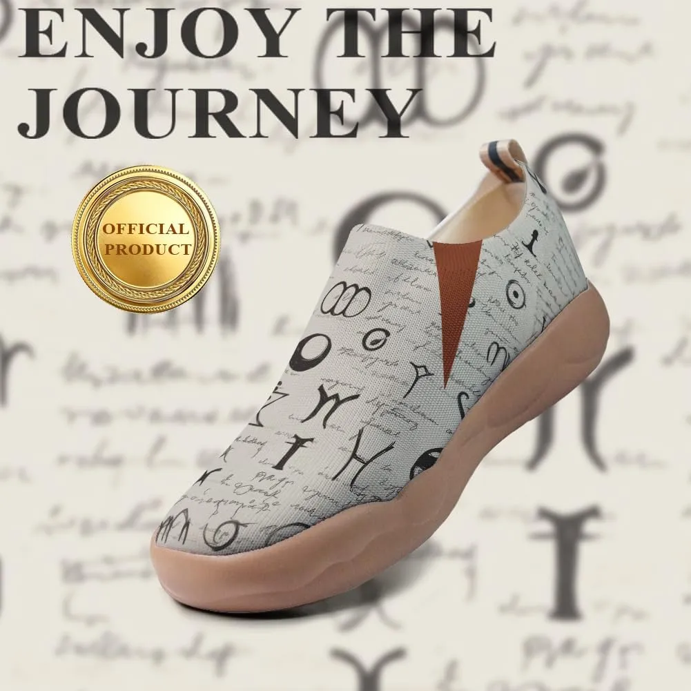 Women's Retro Art Shoes Slip-Ons Loafers Lightweight Comfortable Casual Travel Footwear