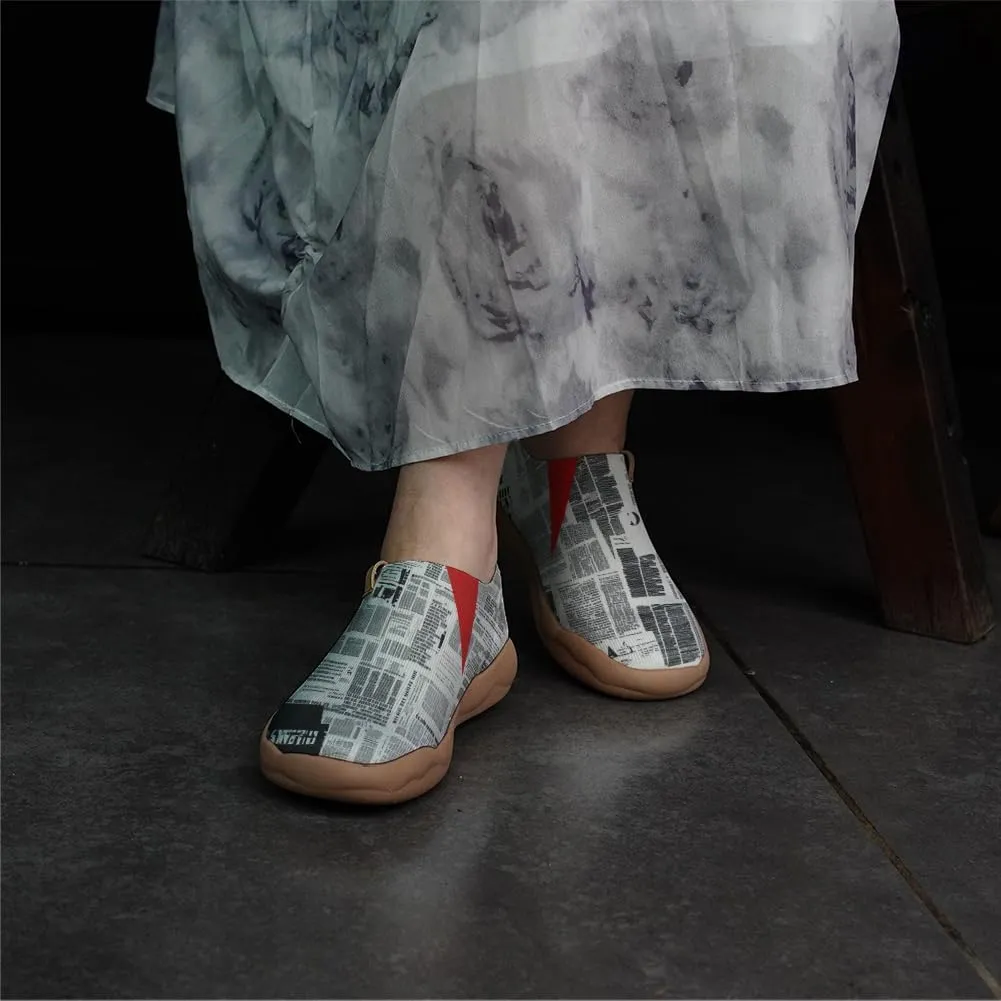 Women's Retro Art Shoes Slip-Ons Loafers Lightweight Comfortable Casual Travel Footwear
