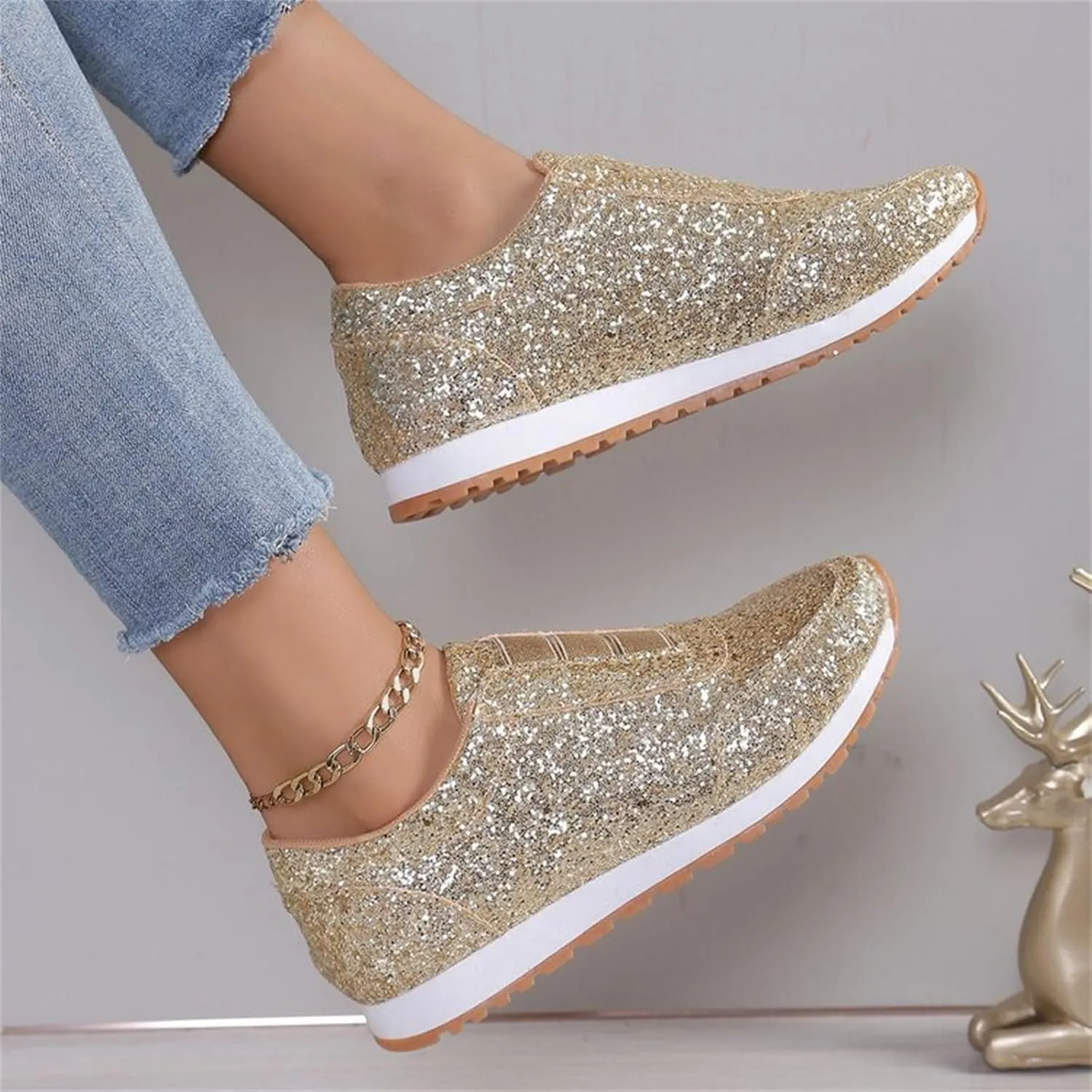 Women's Running Shoes Sneakers for Women Clearance Platform Loafers for Women Wide Men Dress Shoes Closed Back Lightweight Breathable Deals Cheap