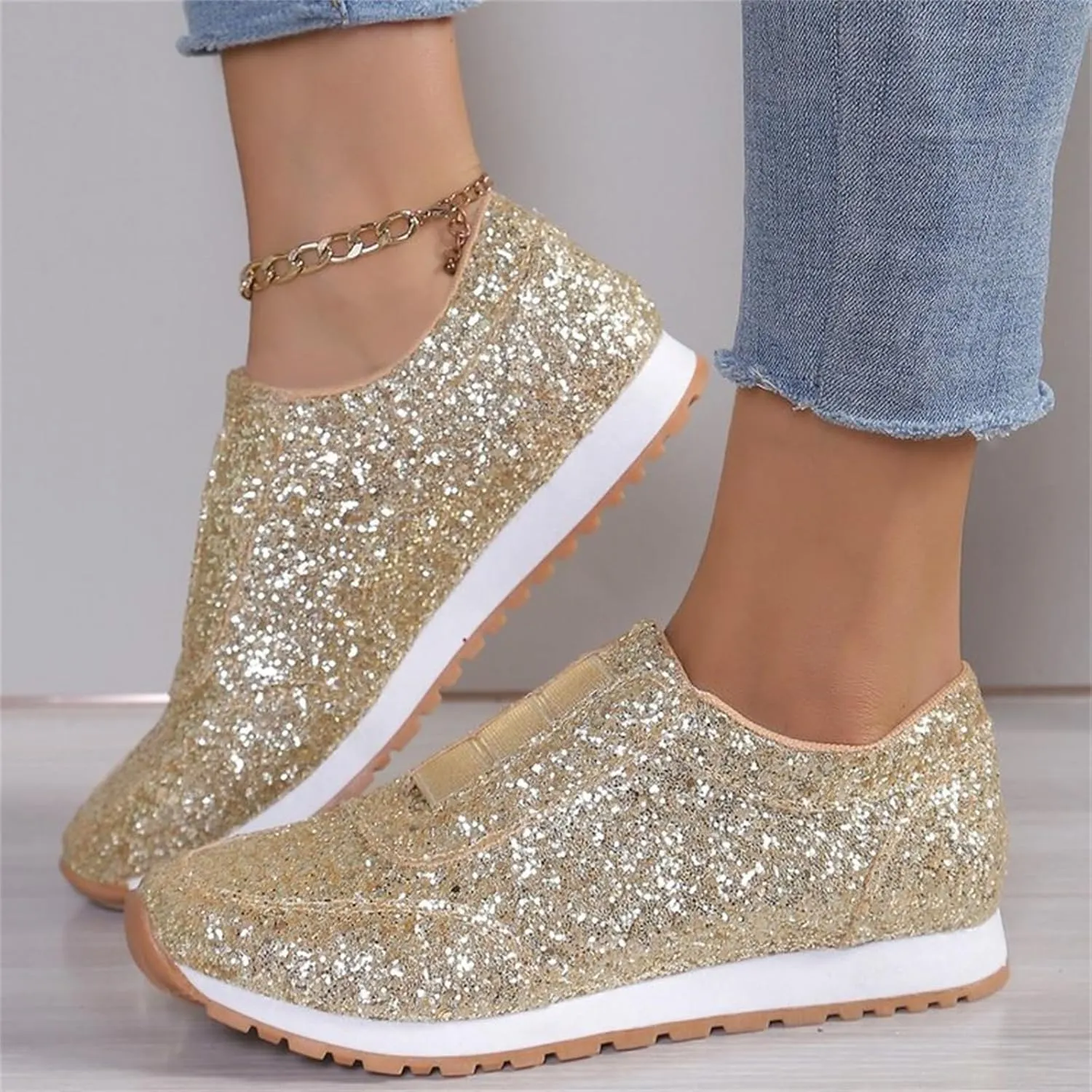 Women's Running Shoes Sneakers for Women Clearance Platform Loafers for Women Wide Men Dress Shoes Closed Back Lightweight Breathable Deals Cheap