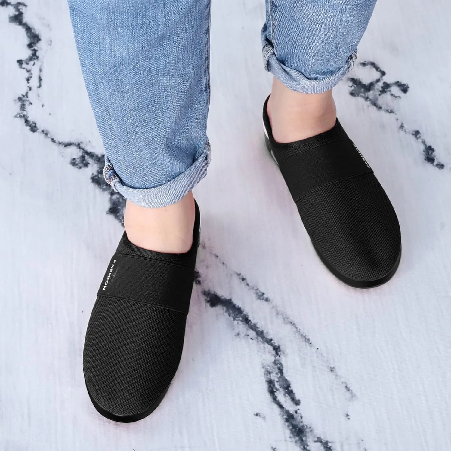 Women's Slip-On Orthopedic Arch Support Backless Mens Running Shoes Loafers Slip On Shoes Casual Men's Fashion Sneakers Brown Tennis Shoe White Loafers