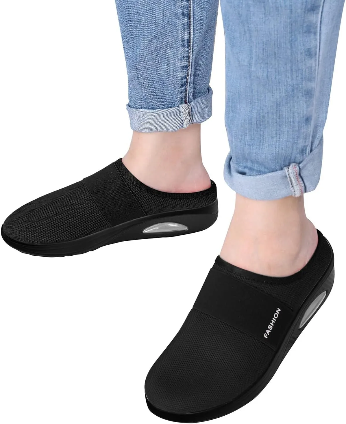Women's Slip-On Orthopedic Arch Support Backless Mens Running Shoes Loafers Slip On Shoes Casual Men's Fashion Sneakers Brown Tennis Shoe White Loafers
