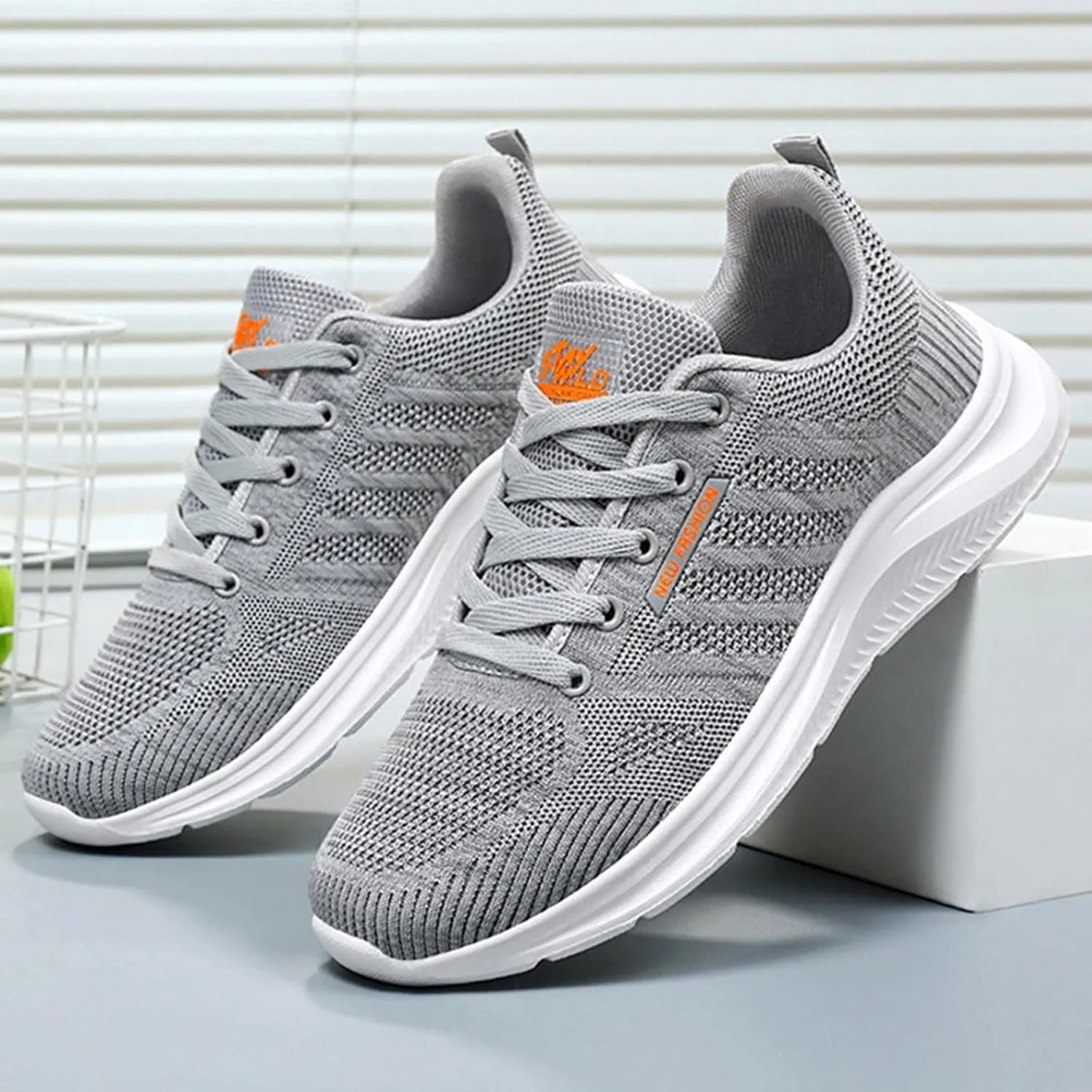 Women's Slip on Walking Shoes Tennis Lightweight Gym Sneakers Workout Breathable Trainer Comfortable Fashion