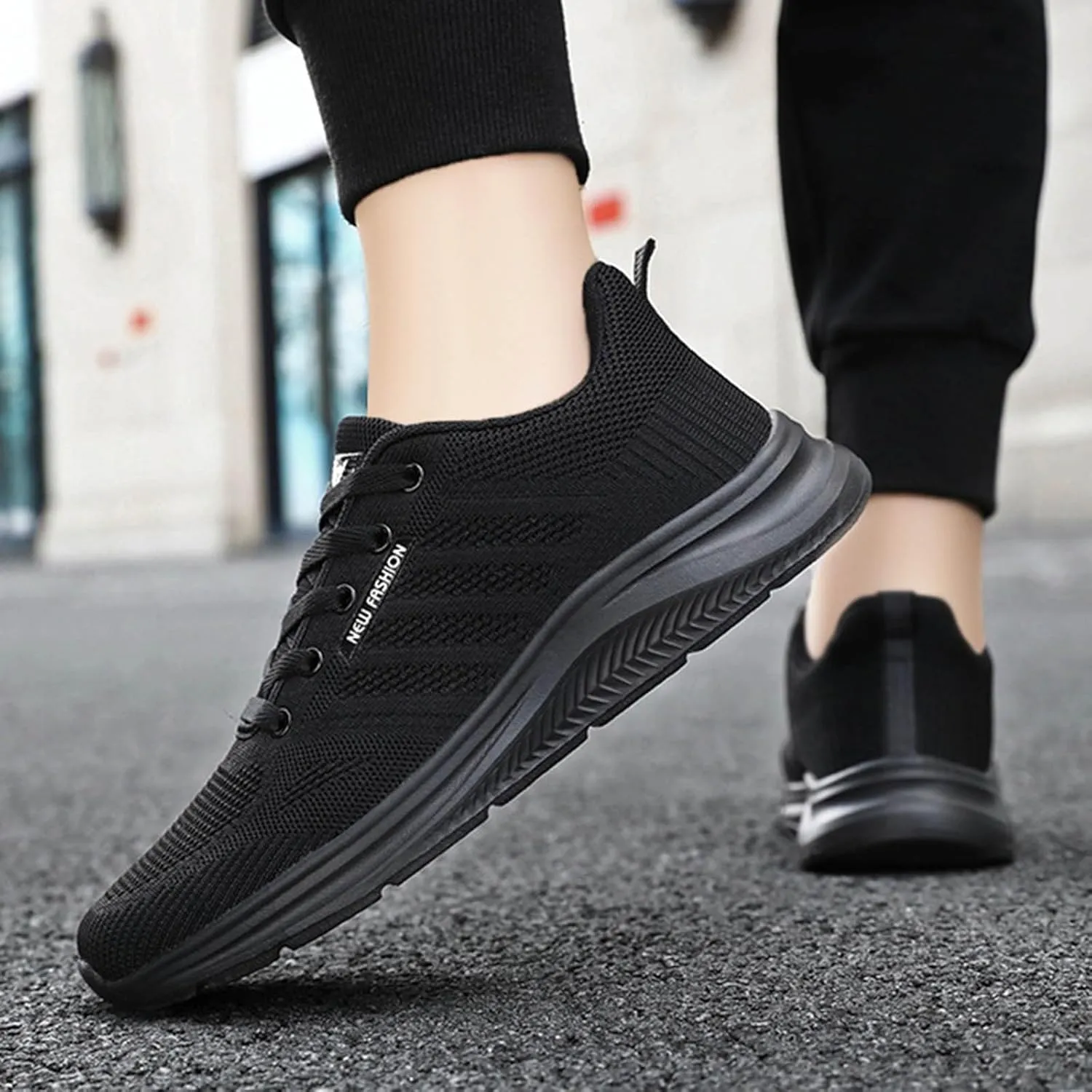 Women's Slip on Walking Shoes Tennis Lightweight Gym Sneakers Workout Breathable Trainer Comfortable Fashion