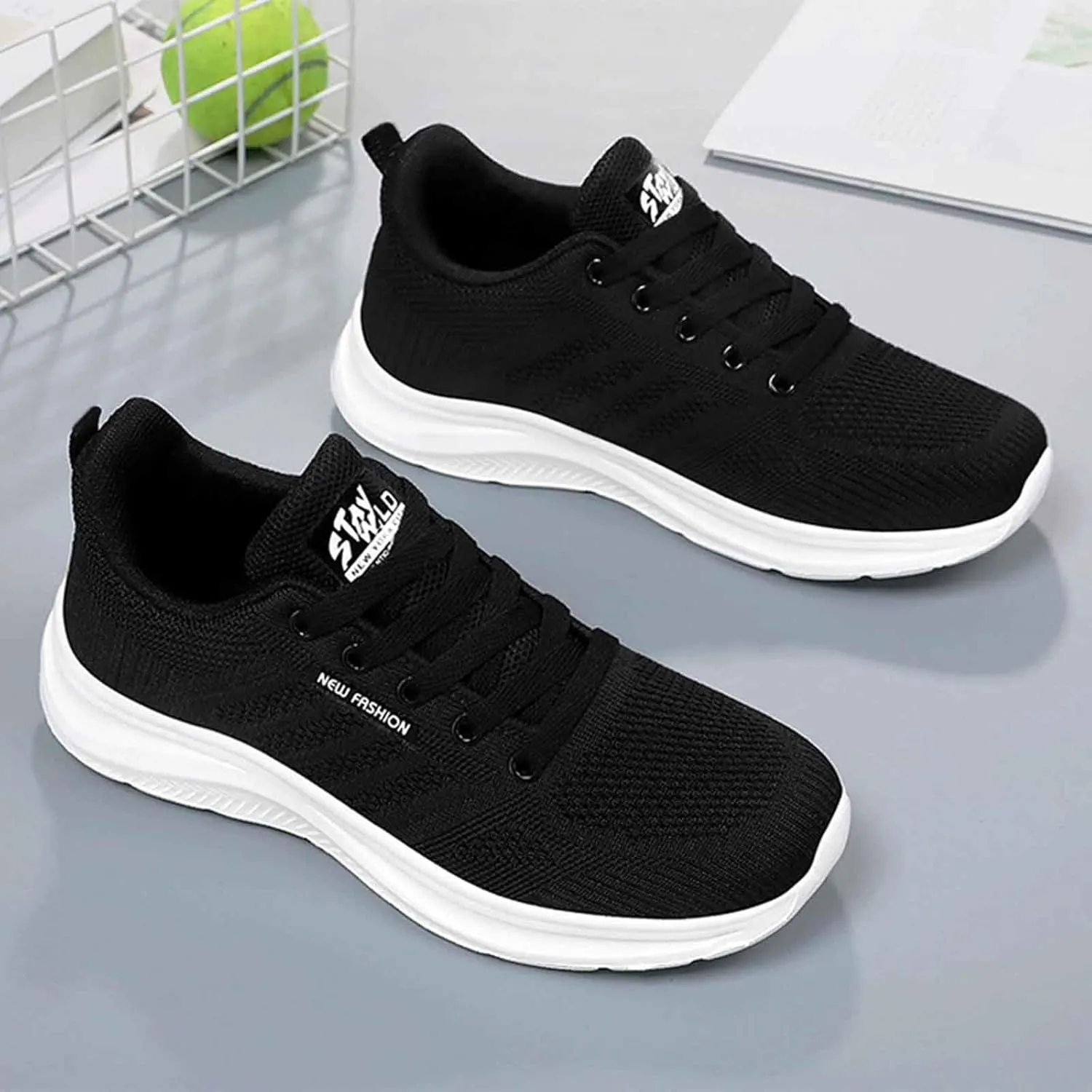Women's Slip on Walking Shoes Tennis Lightweight Gym Sneakers Workout Breathable Trainer Comfortable Fashion