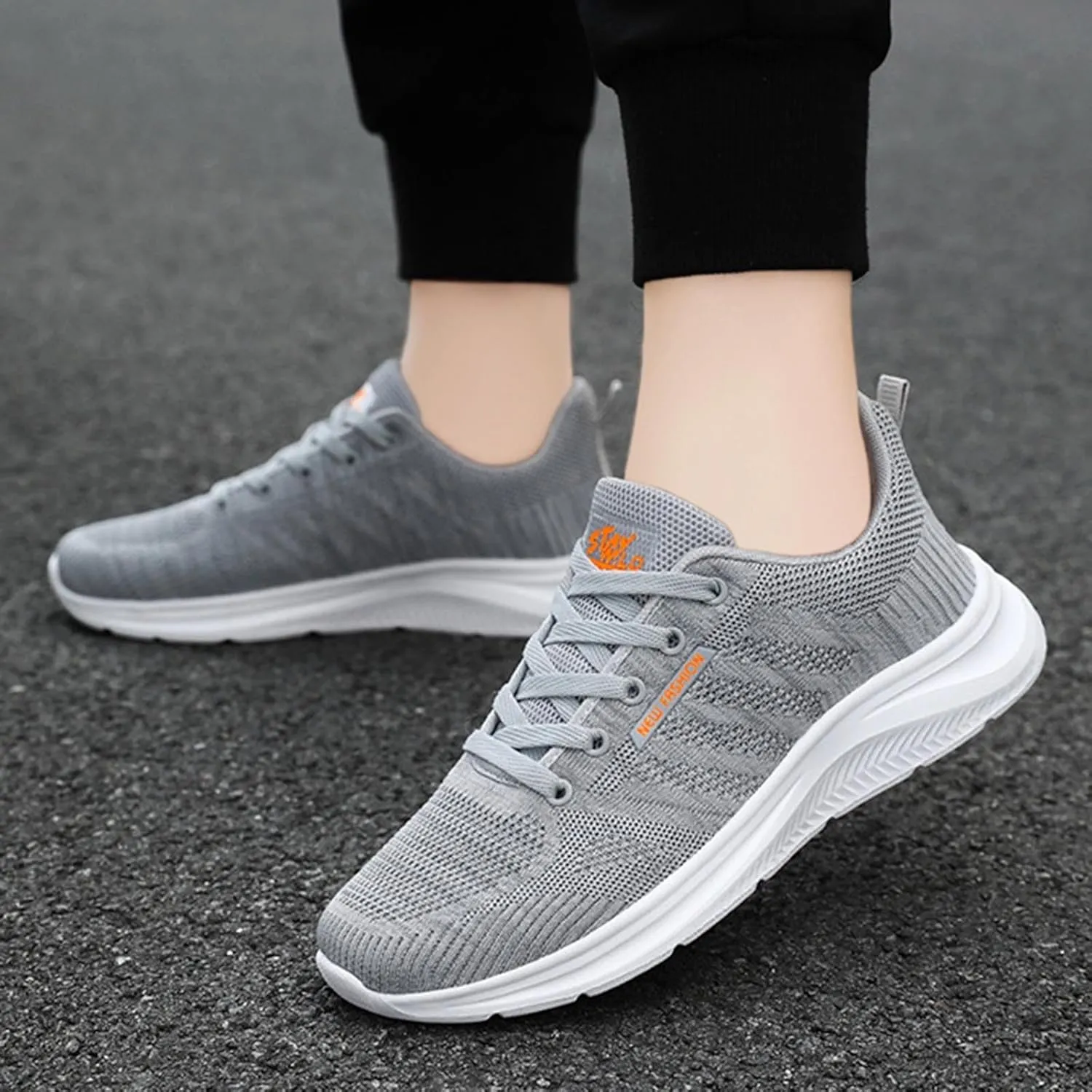 Women's Slip on Walking Shoes Tennis Lightweight Gym Sneakers Workout Breathable Trainer Comfortable Fashion