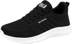 Women's Slip on Walking Shoes Tennis Lightweight Gym Sneakers Workout Breathable Trainer Comfortable Fashion