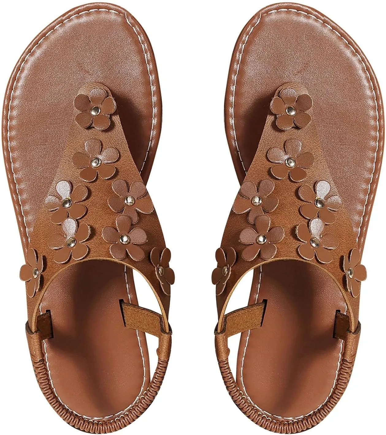 Women's Summer Beach Flip Flops Sandals Sandals for Women Wide Width Walking Shoes Flat Casual Thong Sandals