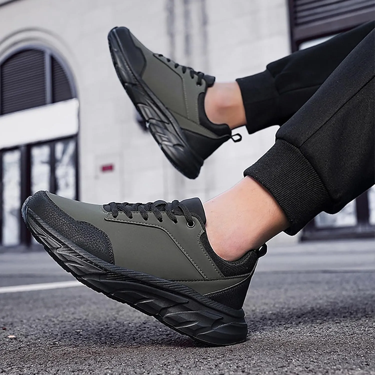 Womens Walking Sneakers Mens Trail Running Shoes Women's Slip on Shoes Wide Toe Box Trendy Casual Women's Loafers & Slip-Ons Dress Sneakers Men Slip On