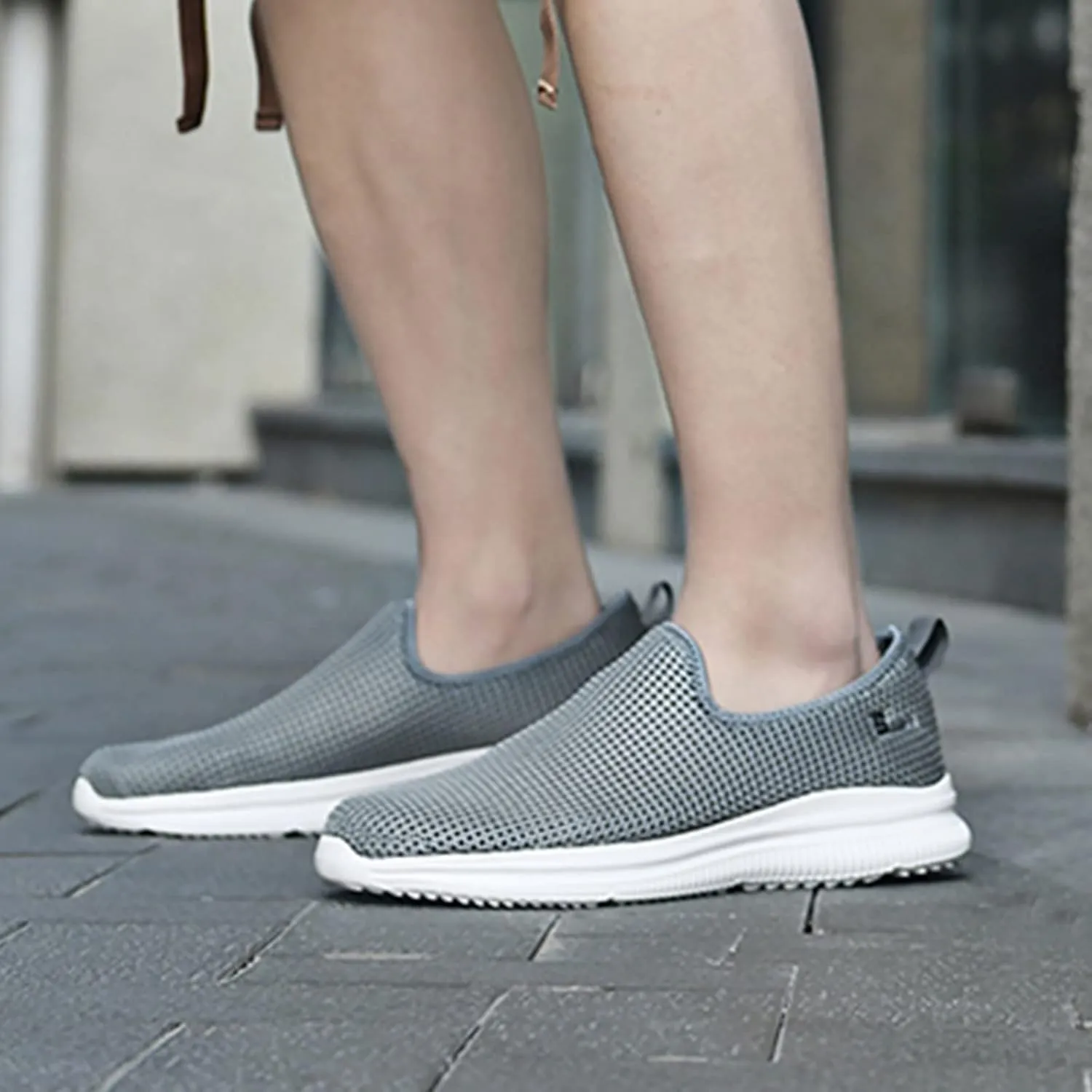 Womens White Tennis Shoes Slip On Sneakers Men Wide Width Tennis Shoes Men Round Toe Slip On Casual Women's Loafers & Slip-Ons Platform Sneakers for Women Black
