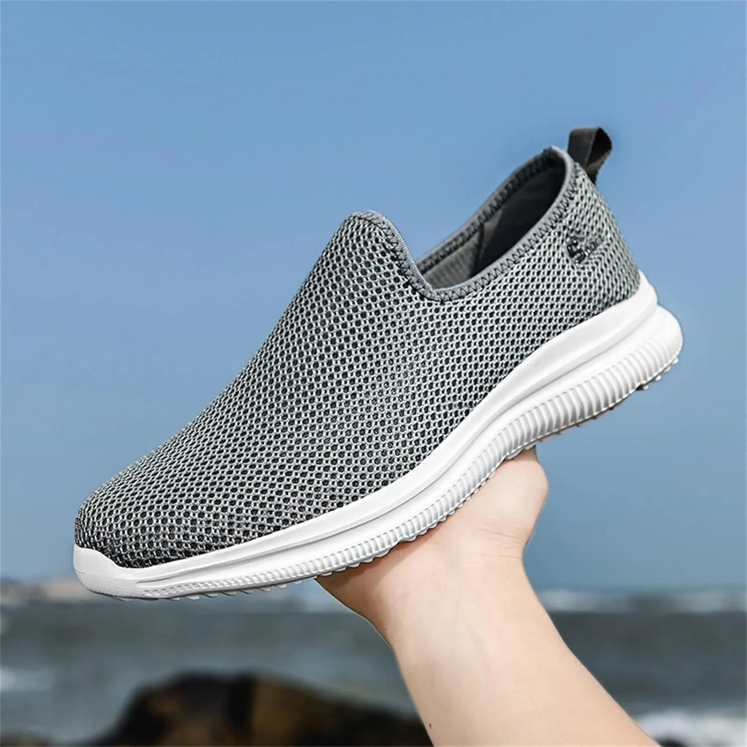 Womens White Tennis Shoes Slip On Sneakers Men Wide Width Tennis Shoes Men Round Toe Slip On Casual Women's Loafers & Slip-Ons Platform Sneakers for Women Black