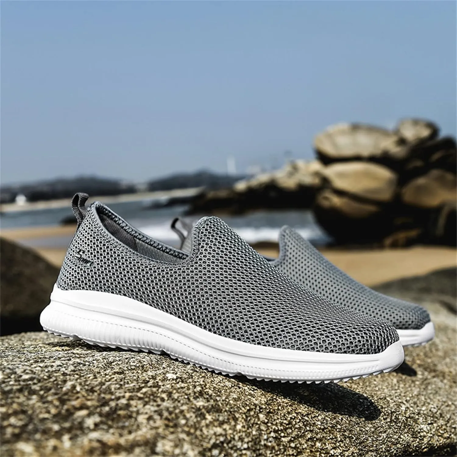 Womens White Tennis Shoes Slip On Sneakers Men Wide Width Tennis Shoes Men Round Toe Slip On Casual Women's Loafers & Slip-Ons Platform Sneakers for Women Black