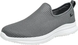 Womens White Tennis Shoes Slip On Sneakers Men Wide Width Tennis Shoes Men Round Toe Slip On Casual Women's Loafers & Slip-Ons Platform Sneakers for Women Black