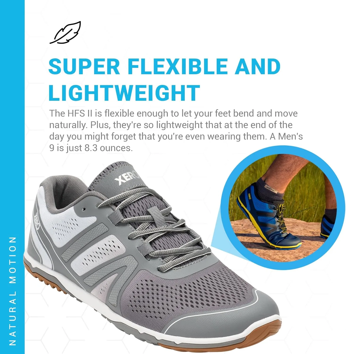 Xero Shoes Men's HFS II Barefoot Running Shoes