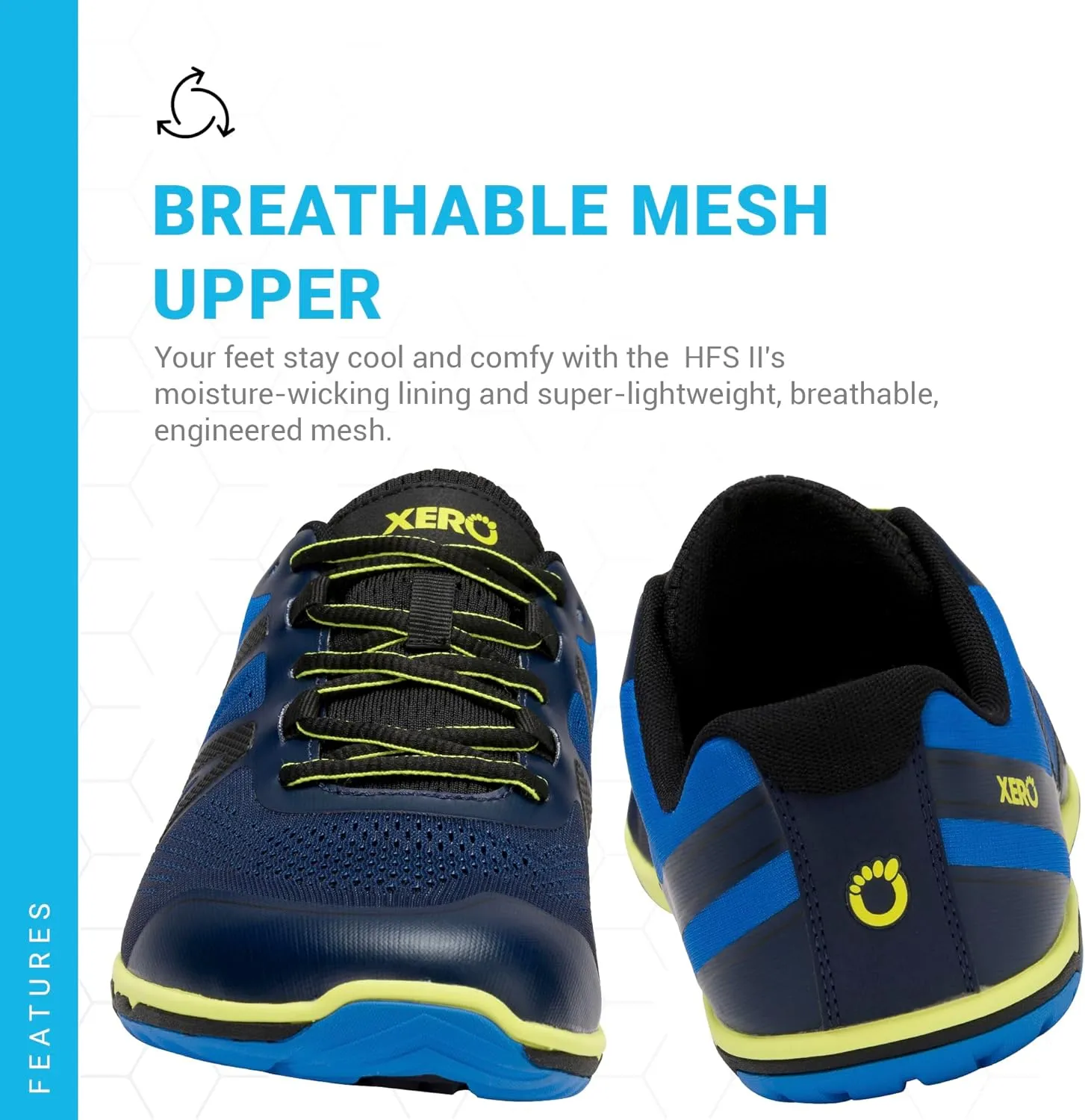 Xero Shoes Men's HFS II Barefoot Running Shoes