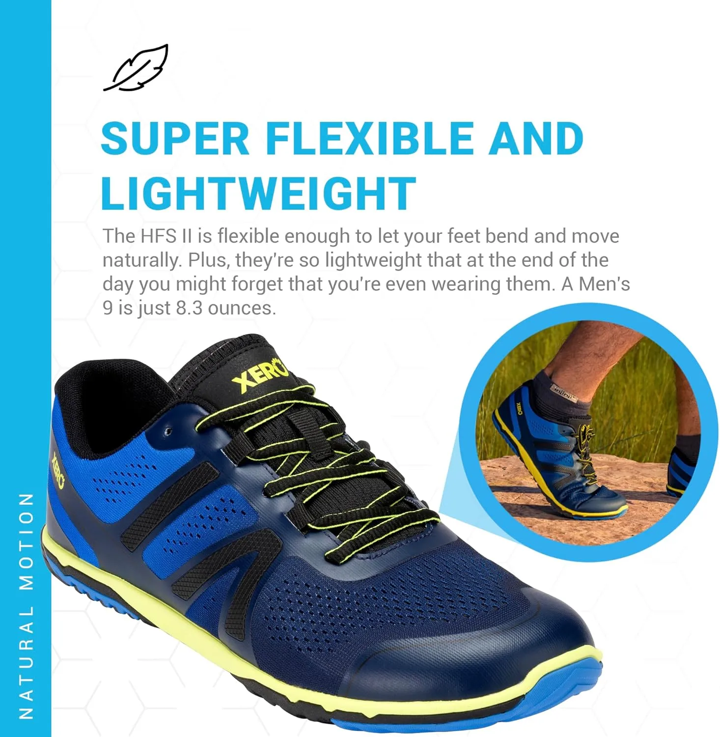 Xero Shoes Men's HFS II Barefoot Running Shoes