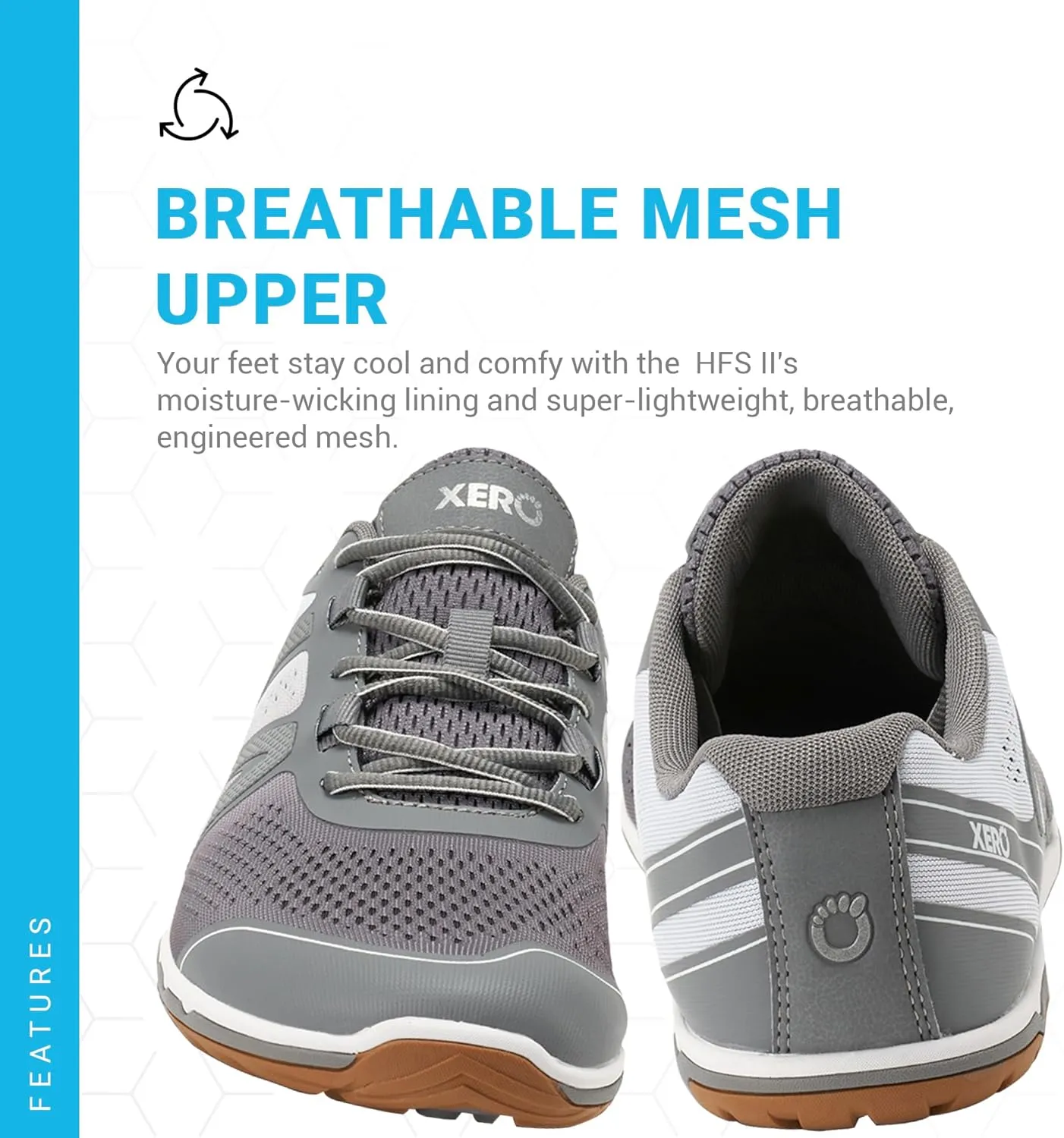 Xero Shoes Men's HFS II Barefoot Running Shoes