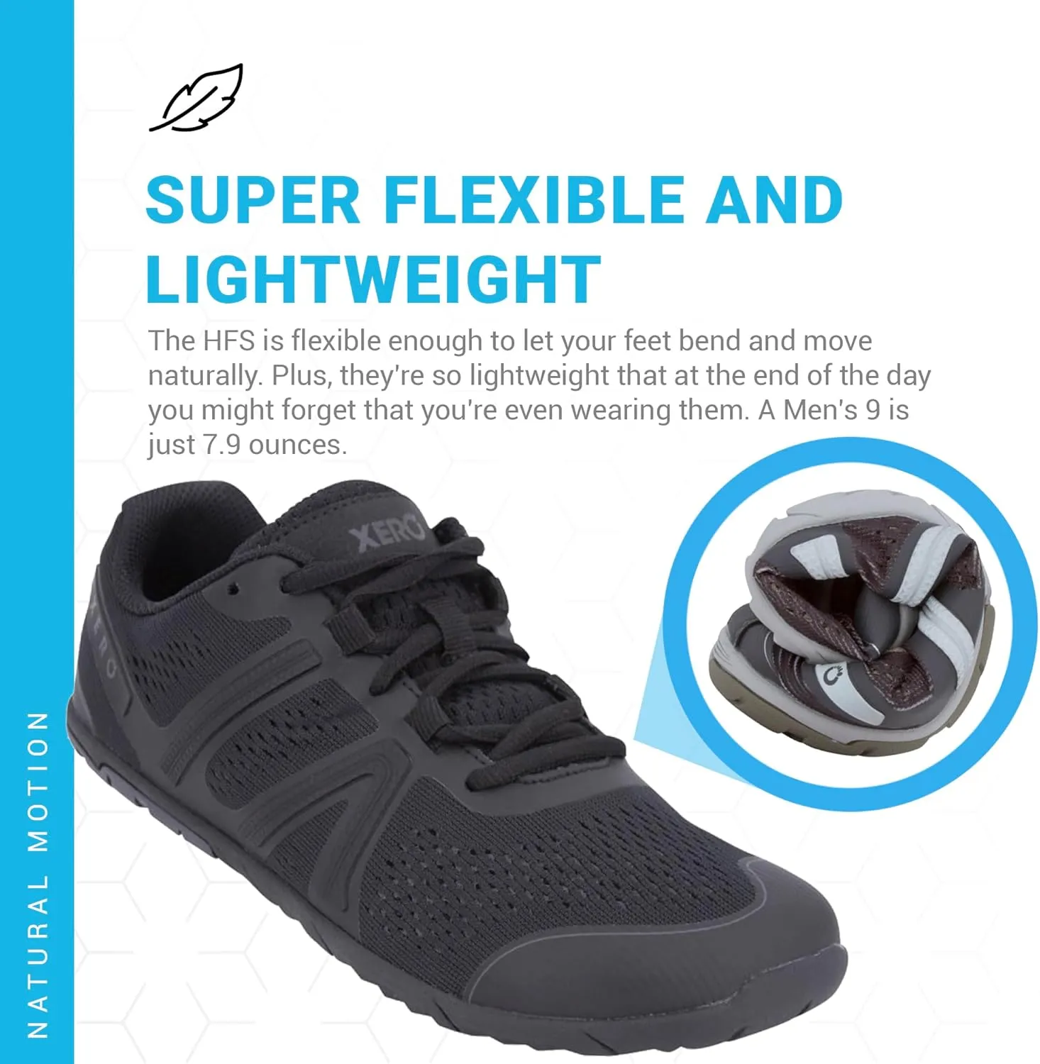 Xero Shoes Men's HFS Original Barefoot Running Shoes