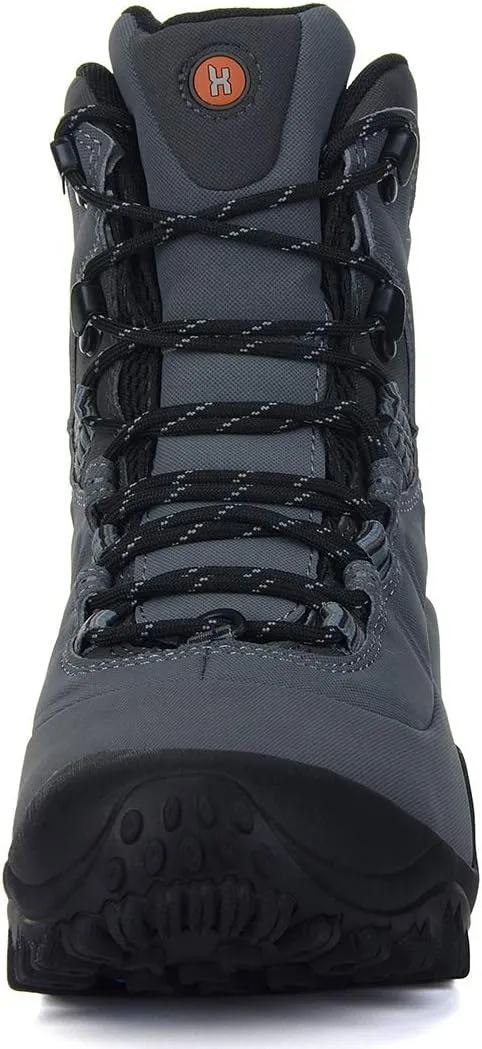 XPETI Mens Thermator Mid-Rise Lightweight Hiking Insulated Non-Slip Outdoor Boots