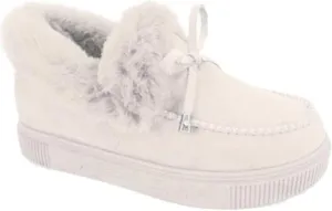 ZBYY Women's Flat Boots Warm Durable Shoes Winter Fur Lining Ankle Snow Boots Flats Platform Thick Plush Walking Loafer